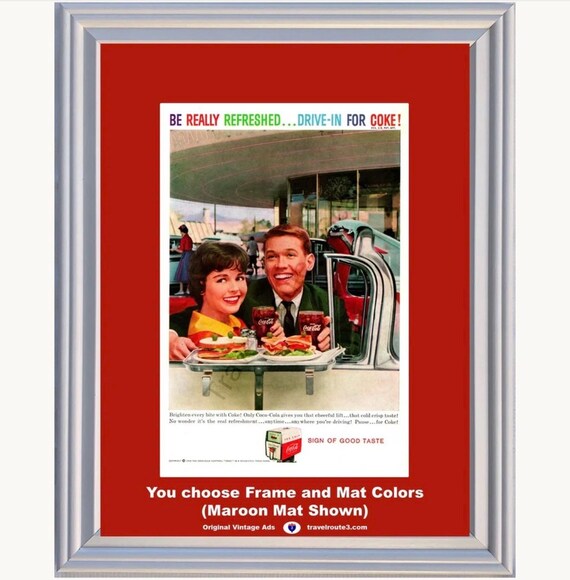 1959 Coca Cola Drive in Restaurant Vintage Ad Have a Coke