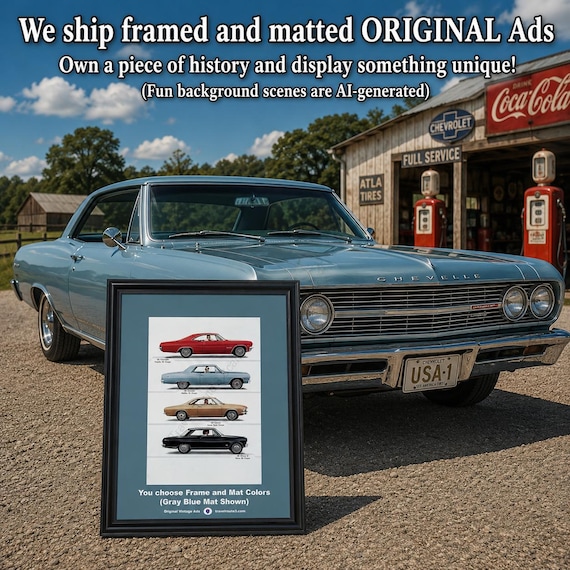 1965 Chevrolet Impala Chevelle SS Vintage Print Ad Malibu SS