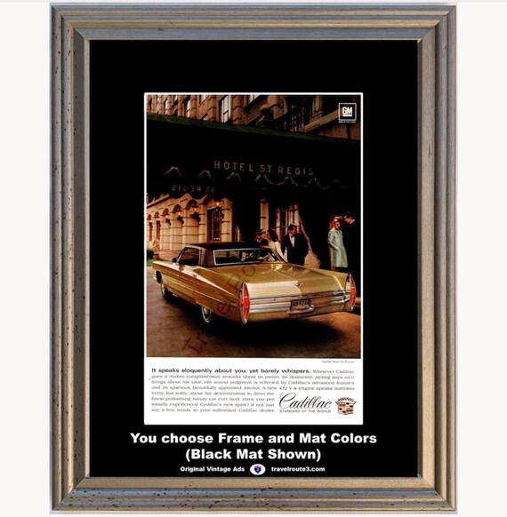 1968 Cadillac Sedan De Ville Framed ORIGINAL Vintage Ad - 68 Caddy