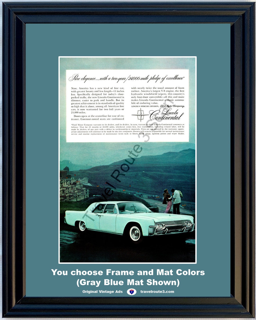 1961 Lincoln Continental Vintage Ad 61 Luxury Elegance Fine Car