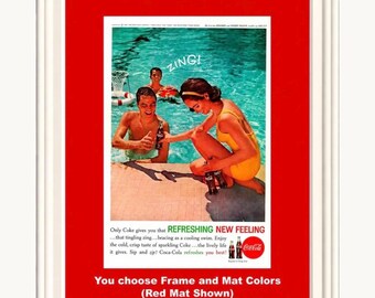 1962 Coca Cola Coke Zing Vintage Ad Tingling Refreshing Sparkling