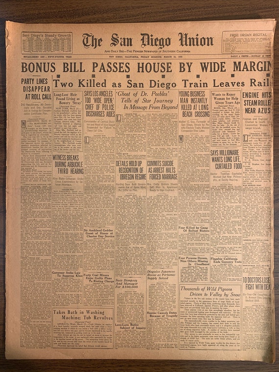 vintage L.G.B news paper design タンクトップ March 24th 24 1922 100 Year Old Newspaper Vintage Advertisements