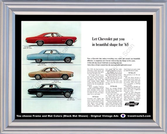 1965 CHEVROLET 総合カタログ IMPALA CHEVELLE 1965 Chevrolet Impala Chevelle SS Vintage Print Ad Malibu SS