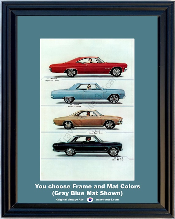 1965 Chevrolet Impala Chevelle SS Vintage Print Ad Malibu SS