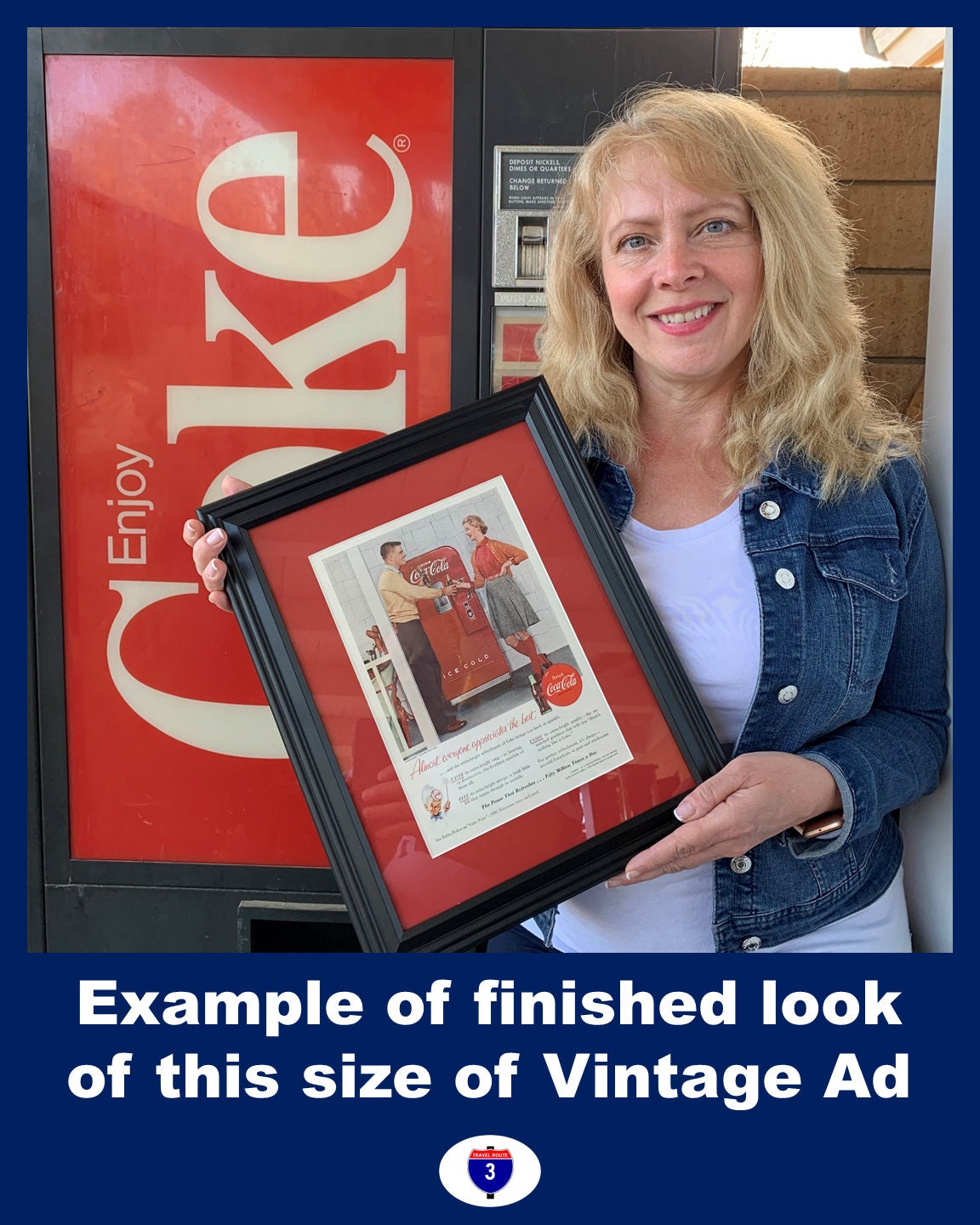 1942年 第二次世界大戦 コカコーラ ヴィンテージ広告 コーラボトル