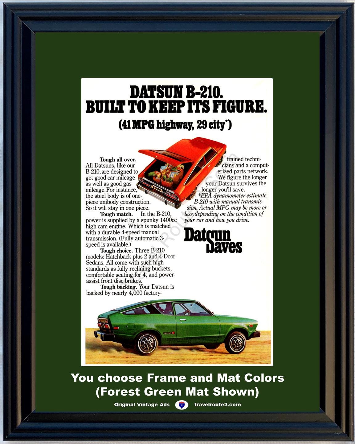 Datsun ad - Etsy México, image size:1152x1440