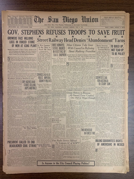 July 8th 8 1922 22 - 100 Year Old Newspaper Vintage Advertisements