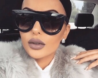 celine black flat top sunglasses