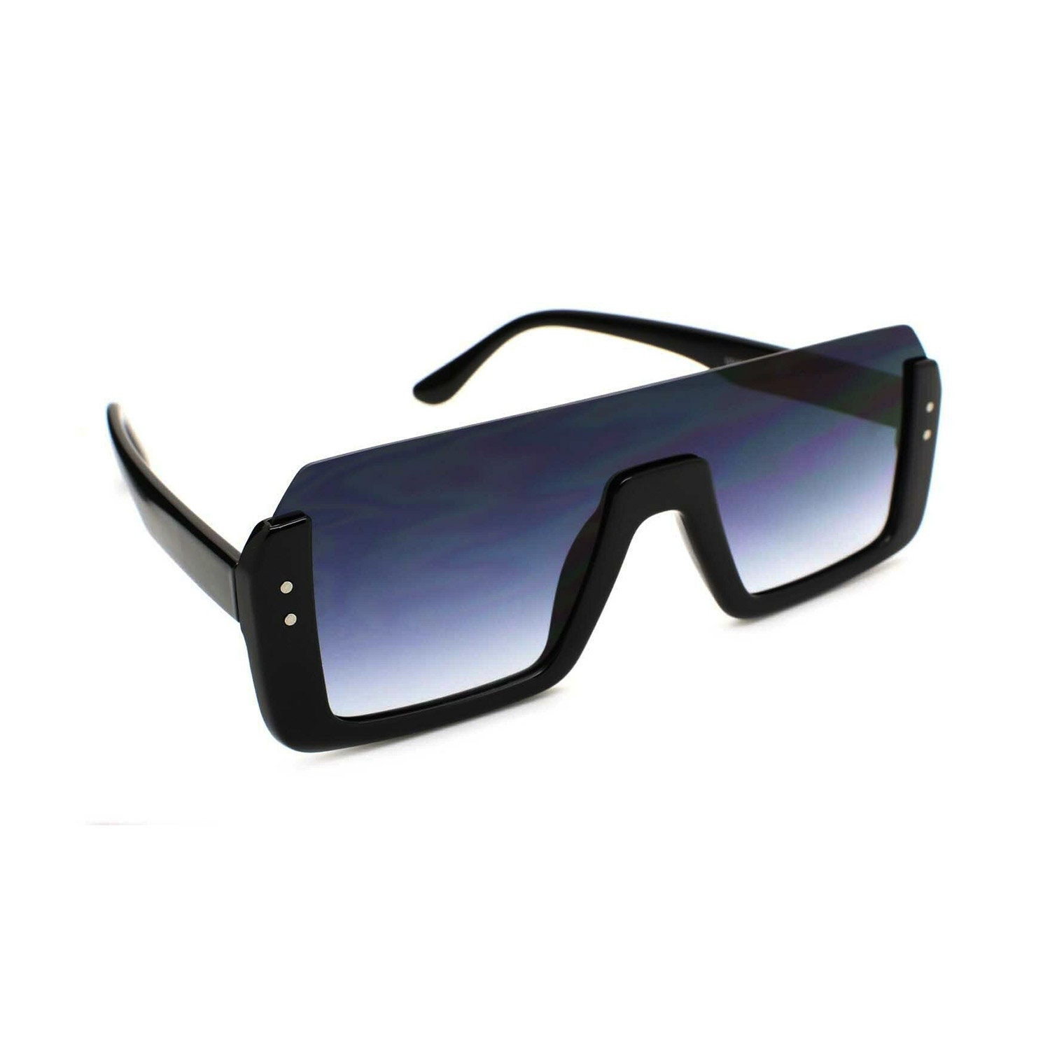 Square Fashion Sunglasses Retro Gafas De Sol Black Plastic -  Israel