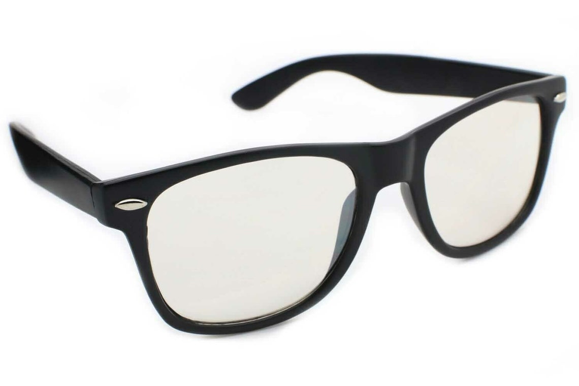 Vintage Square Glasses Plastic Frame Retro Classic Look Etsy