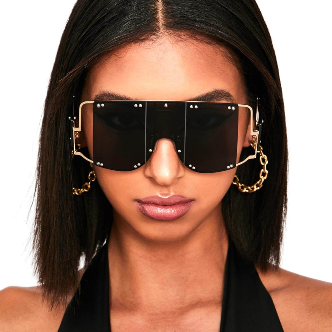 Oversize Large Sunglasses Women Fashion Gafas De Sol Unique - Etsy