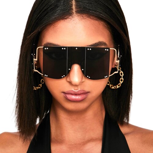 Oversize Large Sunglasses Women Fashion Gafas De Sol - Etsy