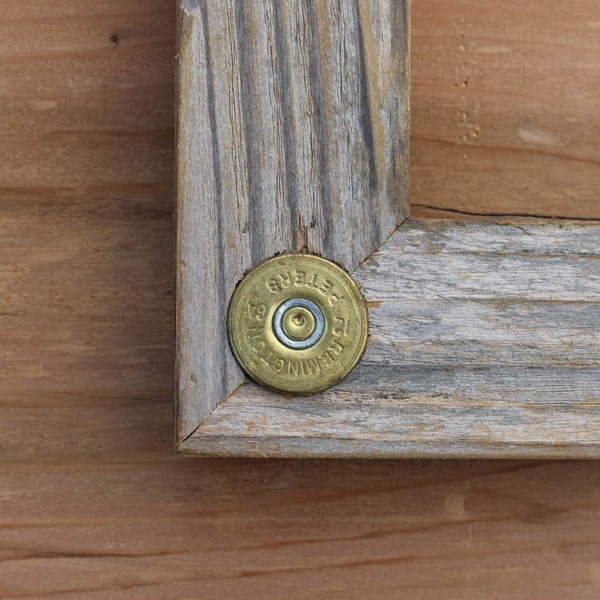 Rustic Frame with Shotgun Shells