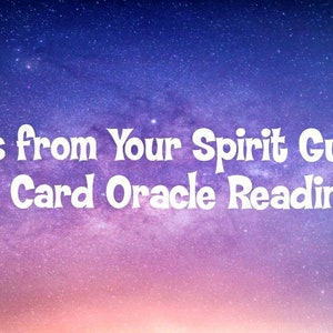 Gifts From Spirit Guides Oracle Reading | 6-Card Spread for Divine Guidance & Messages