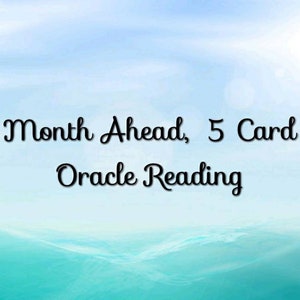 Lectura del oráculo del mes próximo: 5 cartas de tarot personalizadas