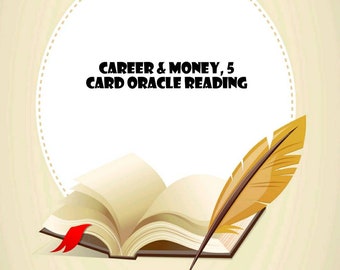 Career & Money Review, 5 Card Oracle Reading