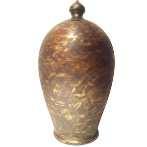 8th anniversary bronze gift for him, extra large piggy bank, huge piggy bank bronze pottery, xxl caterina money pot with hole large to smash