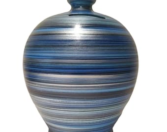 Hucha, lista para enviar ahora, sin agujero para romper, hucha para adultos, hucha de arcilla rompible para abrir, hucha Caterina que no se puede abrir