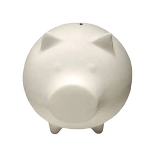 Piggy bank without opening store