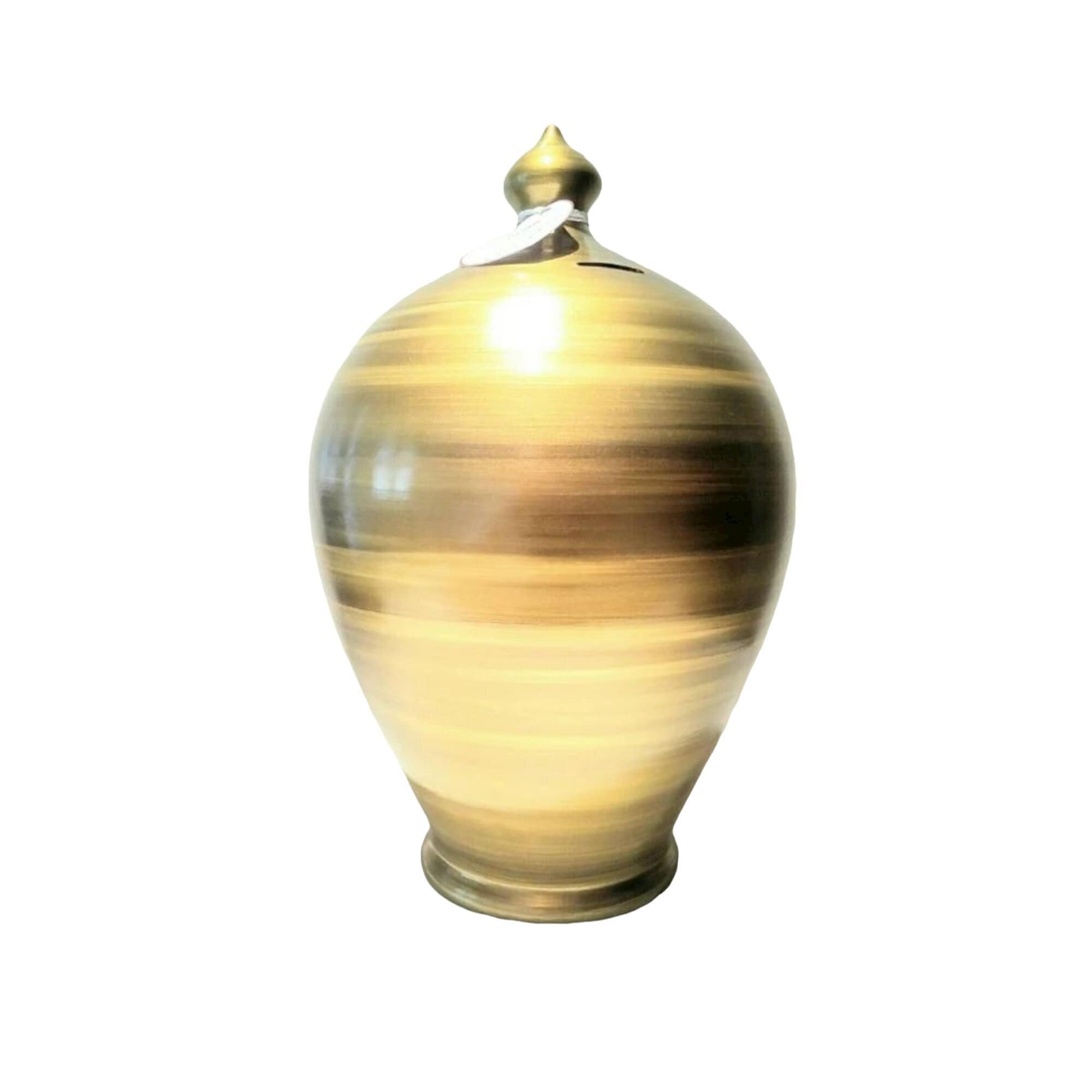 イタリア陶器セラミックトラベルバッグコインバンク ダニエルズ