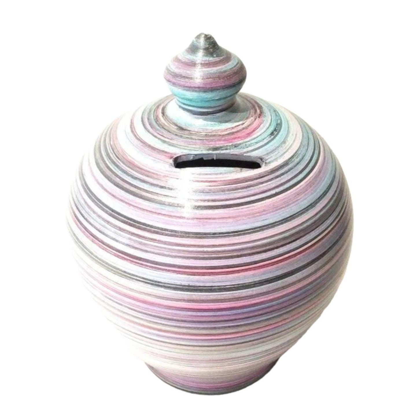 Piggy bank, pottery money box, coin bank adult, piggy bank adult, break to open, coin bank for adults, smash money pot, saving pot