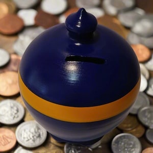 Coin bank for kids, ceramic piggy bank handmade, piggy banks for boys, piggy bank for girls personalized colors