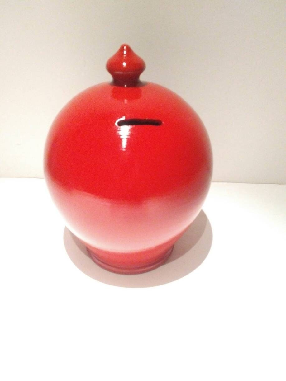 Piggy bank adult coin bank smash piggy bank large coin Etsy