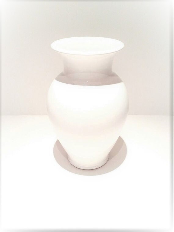 Large Vase Large White Vase Italian Vase Italian Ceramic Etsy