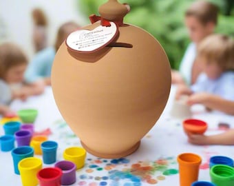 Große Spardose für Jungen, Keramik Spardose College, Erwachsenen-Sparschwein, Spardose, Kinderbank bemalbar, Spardose für Kinder