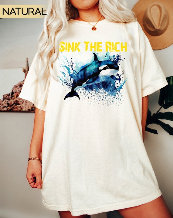 Vineyard Vines Women's Long Sleeve Ocean Tie Dye Vintage Whale Graphic T-Shirt - Pink