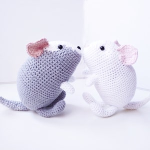 Crochet degu pattern amigurumi doll PDF pattern Pet memorial plush toy Plushie pattern stuffed animal image 7