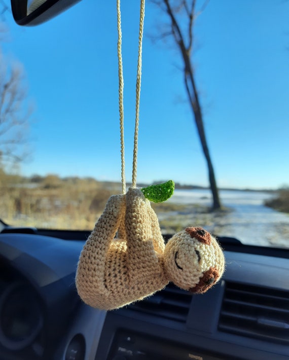 Buy Sloth Car Charms Hanging Accessories Rear View Mirror Hanger
