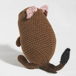 Crochet degu interior doll Pet memorial Loss of pet lover Degu owner gift for rodent lovers plush Pet sympathy gift image 2