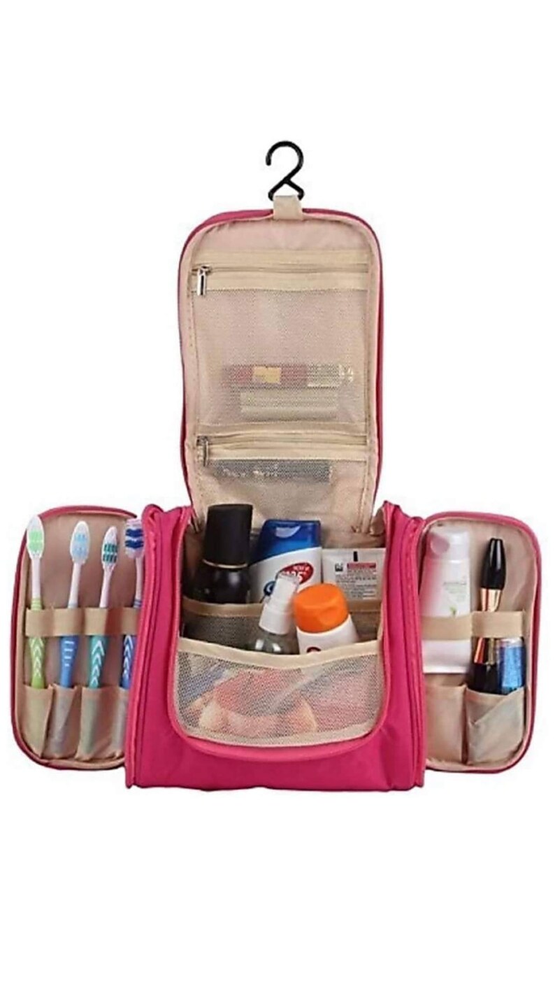 Hanging Travel Toiletry Bag for Women Large Cosmetics Etsy