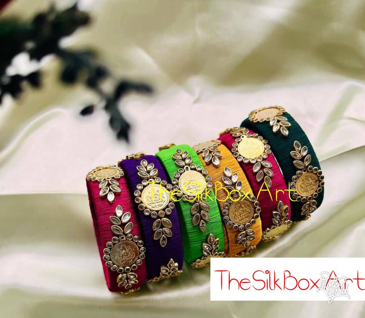 25 PC of Silk Thread Bangles Pooja Return Gifts - Etsy