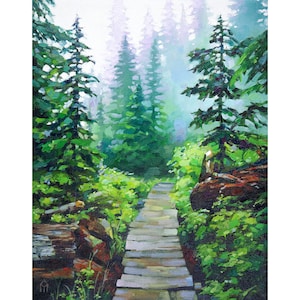 Indian Peaks Wilderness Painting Landscape Original Art Colorado Oil Painting Impasto Artwork 11&quot;x14&quot;
