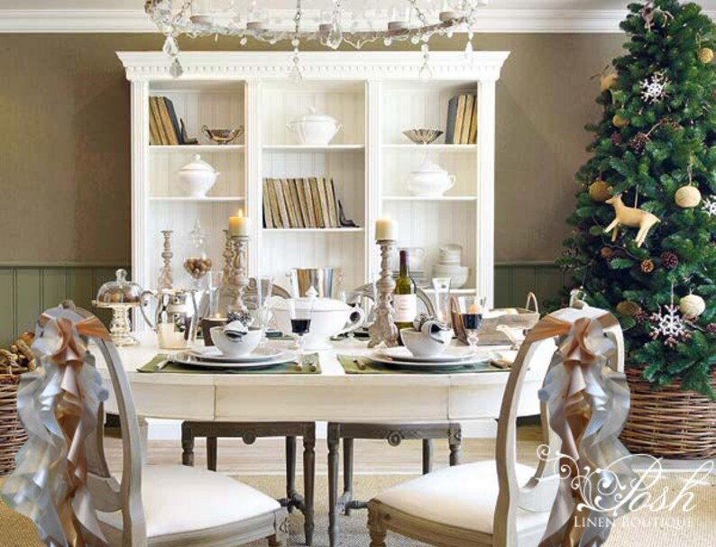 Fall Chair Covers/fall Chair Sash/thanksgiving Etsy