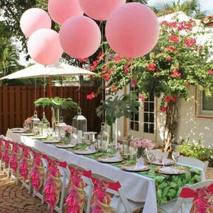 Giant Pink Balloon Large Pink Balloon Giant Balloon Etsy