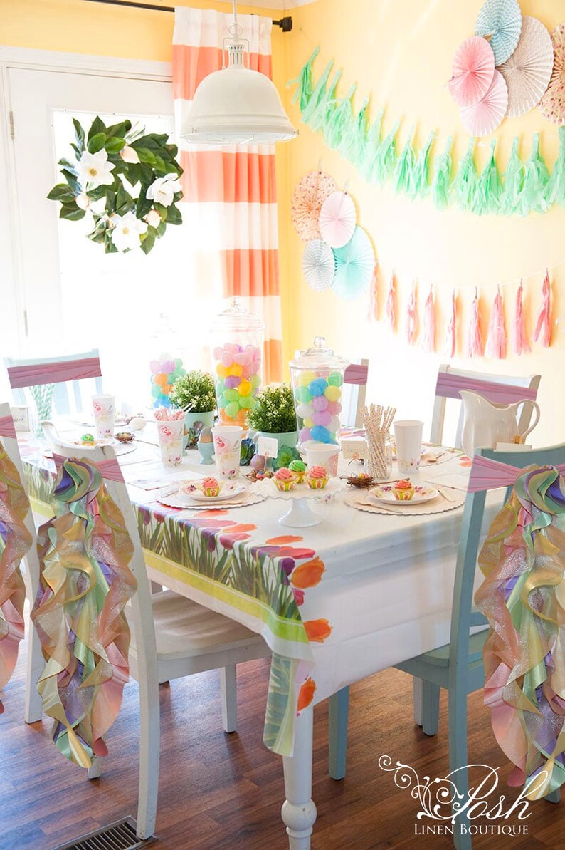 Easter Chair Sashes Easter Chair Covers In Pastels Sets Of Either 2 4 5 6 8 Or 10 Chair Sashes Includes Free Shipping