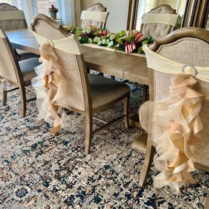 Christmas outlet chair bows