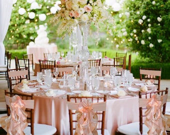 Blush Pink Wedding Decorations/Pew Decorations for Wedding/Pew Decor/Wedding Pew Ends/Pew Bows/Church Pew Ends/Pew End Decor/Wedding Sale