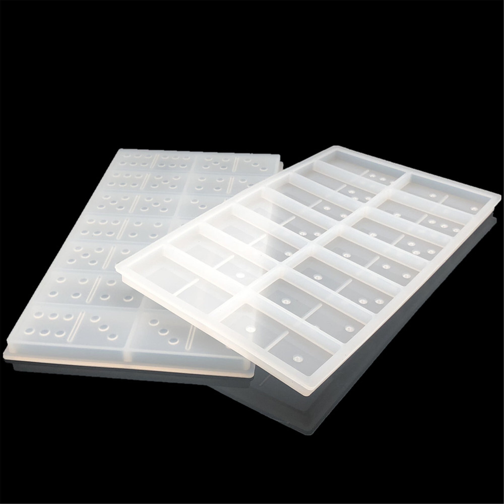 2 Pcs/ Set Domino Molds DIY Resin Dominos game Molds Dominoes Etsy
