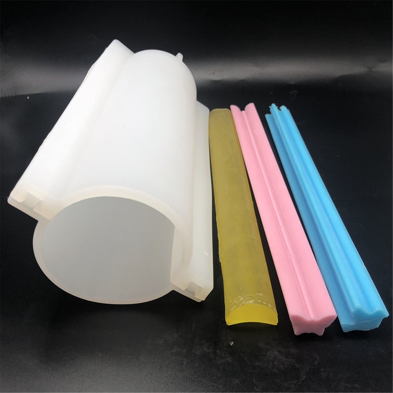 1 KG Round Cylinder Pipe Mold Silicone Soap Tube Column Mold Etsy