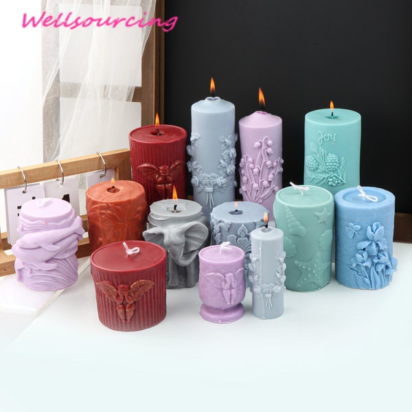 Pillar Candle Molds Etsy