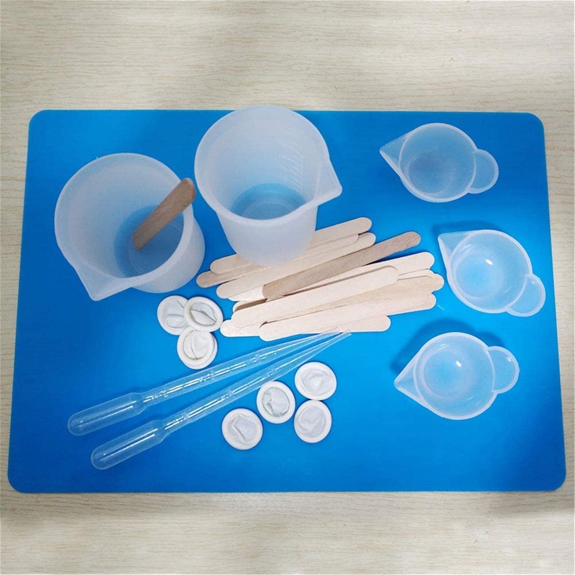 Reusable Silicone Resin Measuring Cups Tool Kit 100ml Etsy
