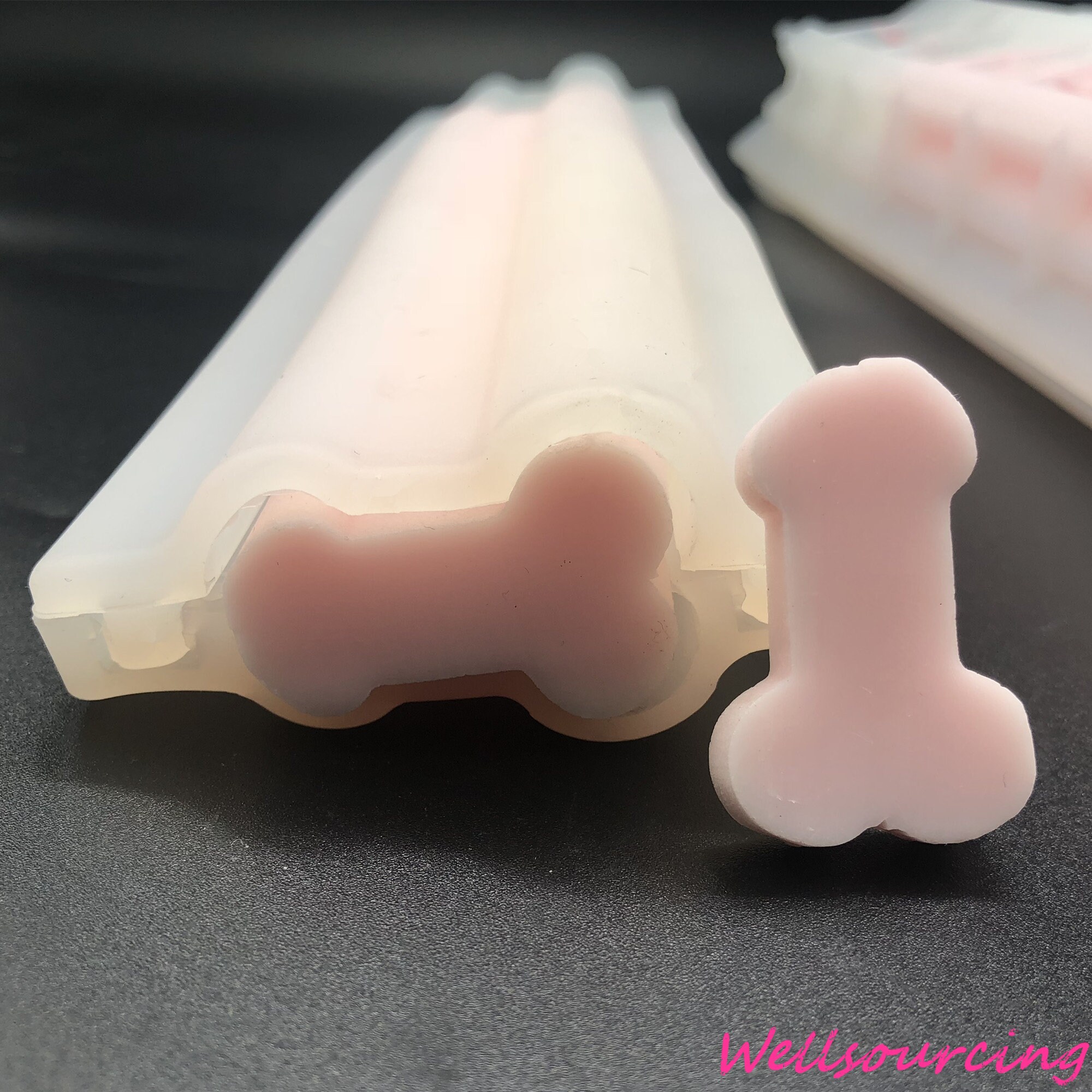 Candle Mold Funny Penis Silicone Soap Making Mould DIY Scented Wax