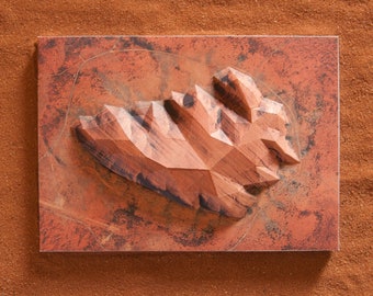 Australia's Uluru Papercraft Mountain (High Quality Print)