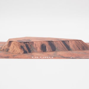 Australia's Uluru Easy Papercraft Mountain image 2