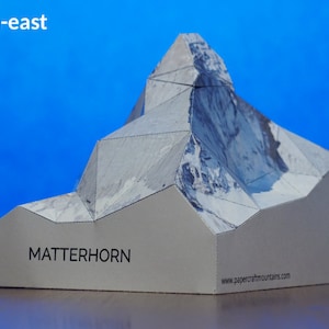 Matterhorn Papercraft Mountain