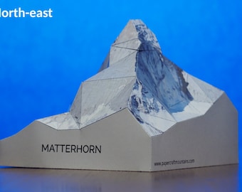 Matterhorn Papercraft Mountain